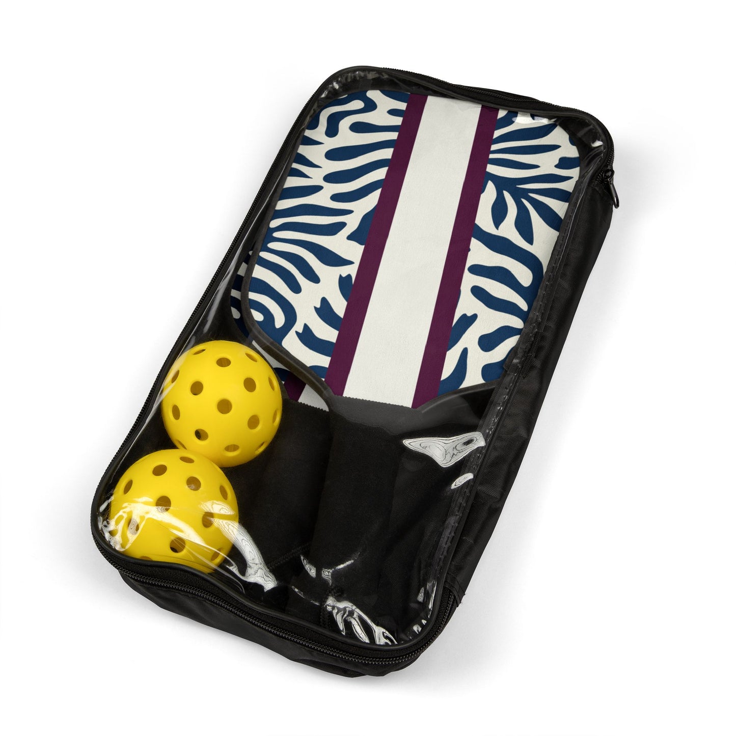 Botanical/Stripe Pickleball Paddles Set