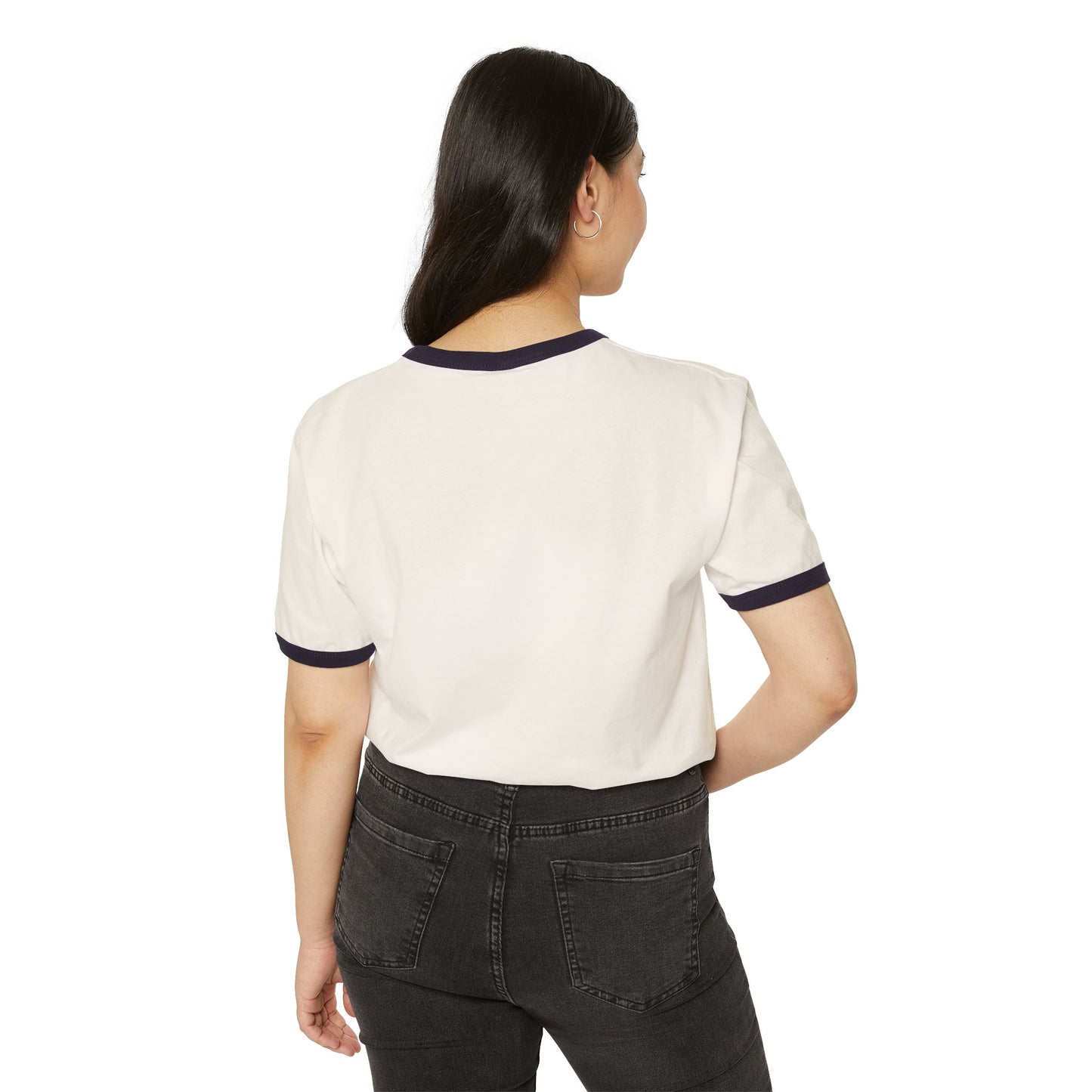 Ringer T-Shirt — “Shut Your Saucebox and Serve” Retro Casual Tee