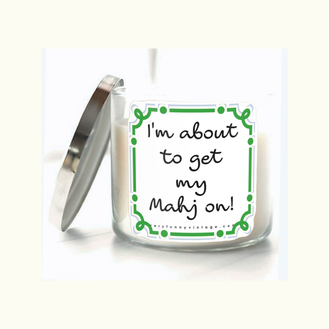 I'm about to get my MAHJ on Candle