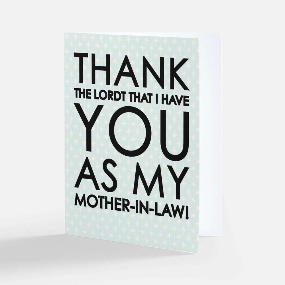 Thank the Lordt for my not-so-crazy mother-in-law! (Mother's Day)
