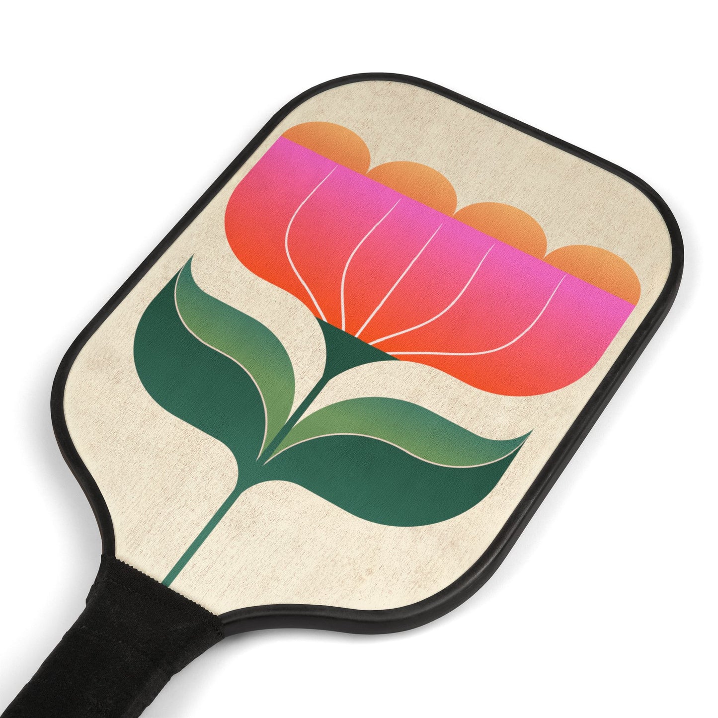 Flower Print Pickleball Paddles Set — Stylish Paddle Kit with Balls