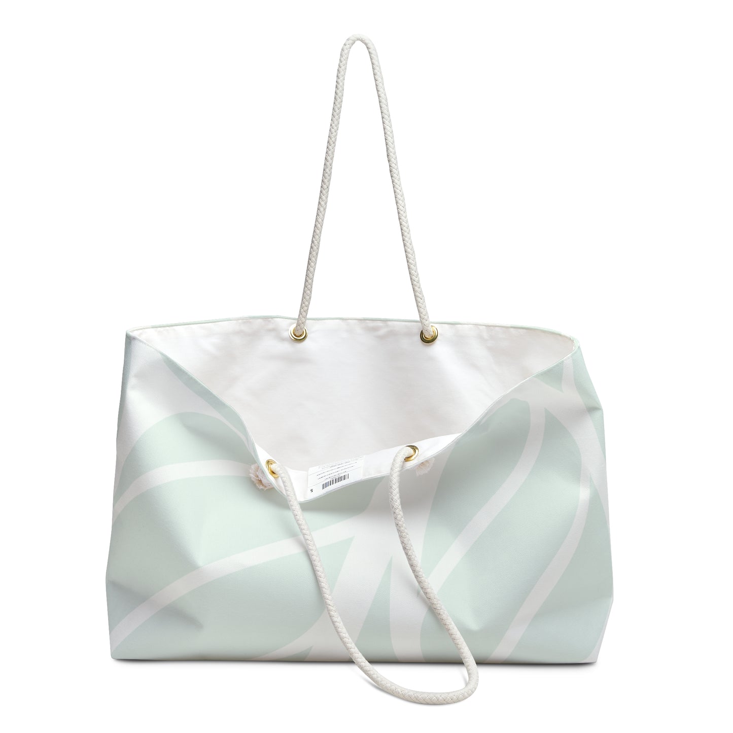 Mint Wave Weekender Bag – Large Beach & Travel Tote