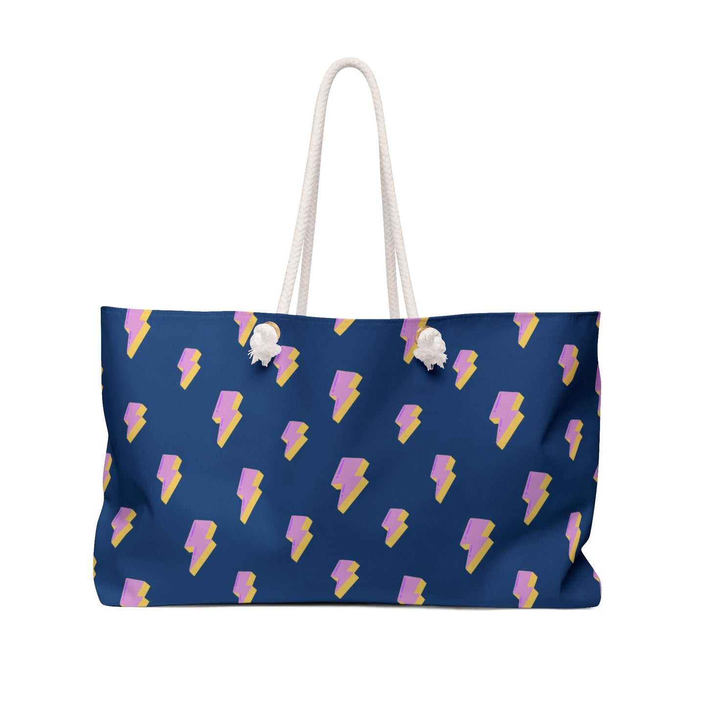 Lightning Bolt Weekender Bag – Large Travel Tote