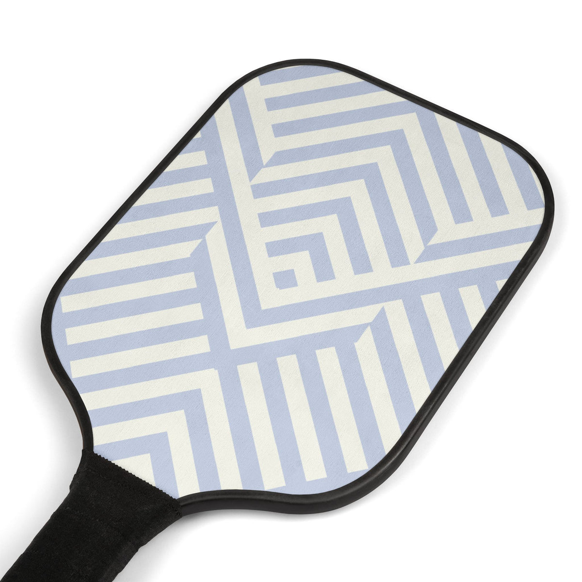 Blue & White Geo Pickleball Paddles Set