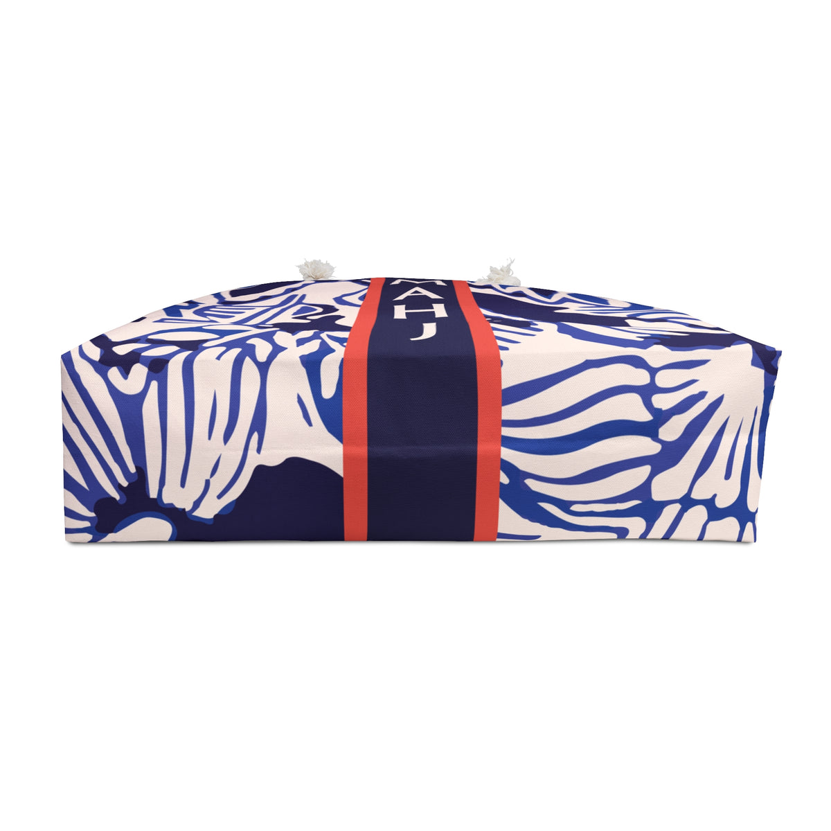 Mahjong Tote Bag- Navy Botanical