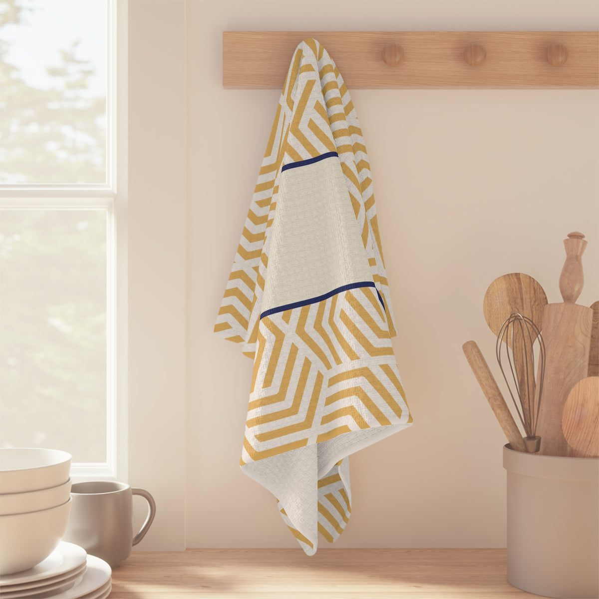 Funny Retro Quote Tea Towel  — “Welcome to Our Home, Weirdos."