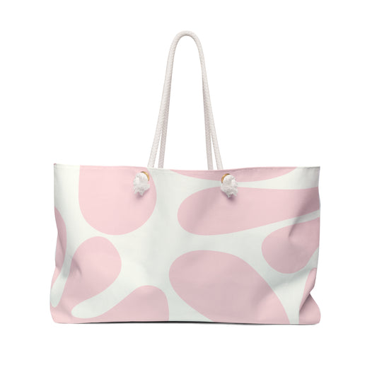 Pink Swirl Weekender Bag — Large Travel Tote