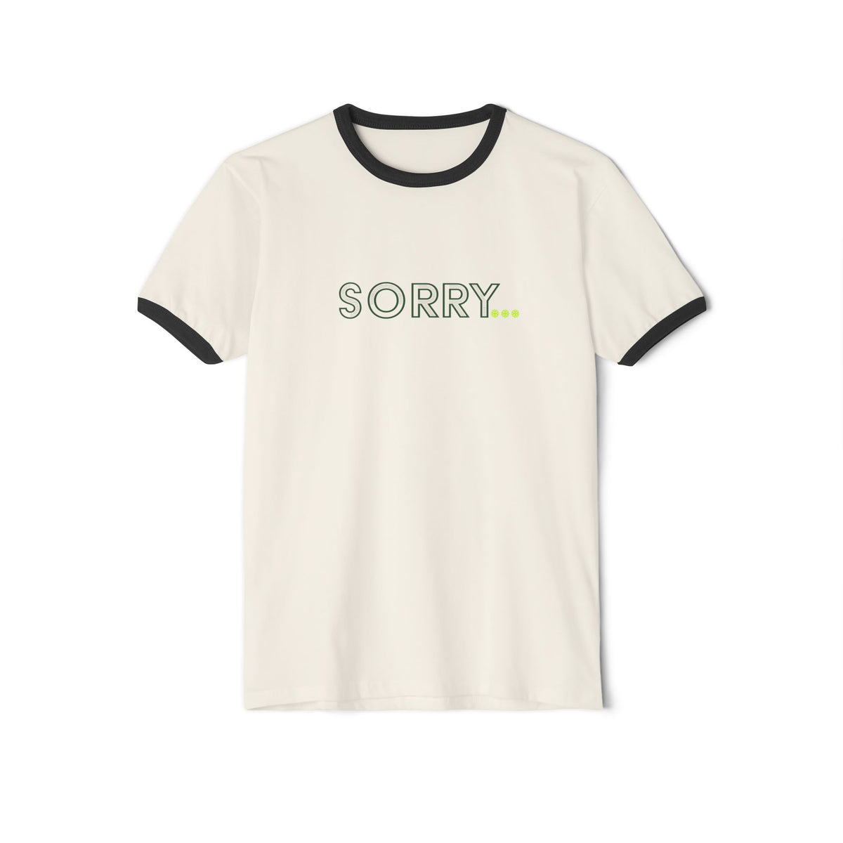 Pickleball Retro Ringer T-Shirt Sorry/Not Sorry