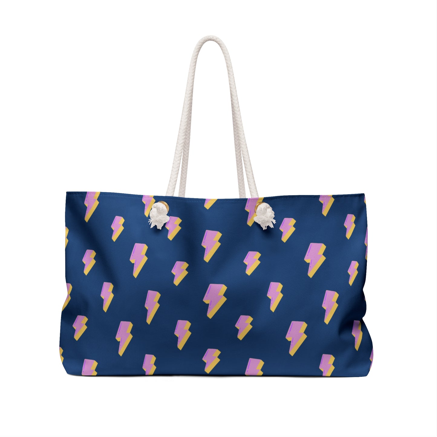 Lightning Bolt Weekender Bag – Large Travel Tote