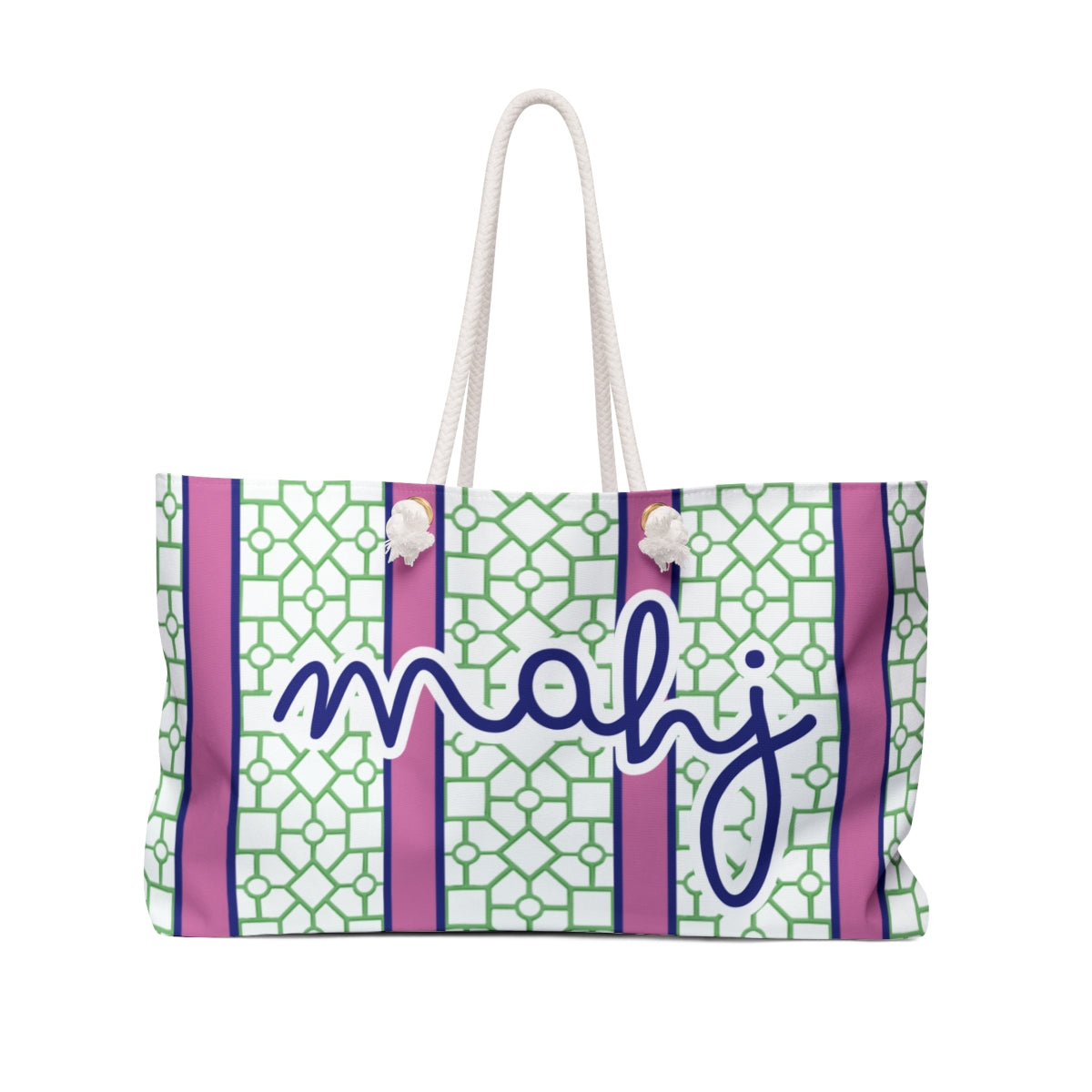 Mahjong Tote - Kiwi