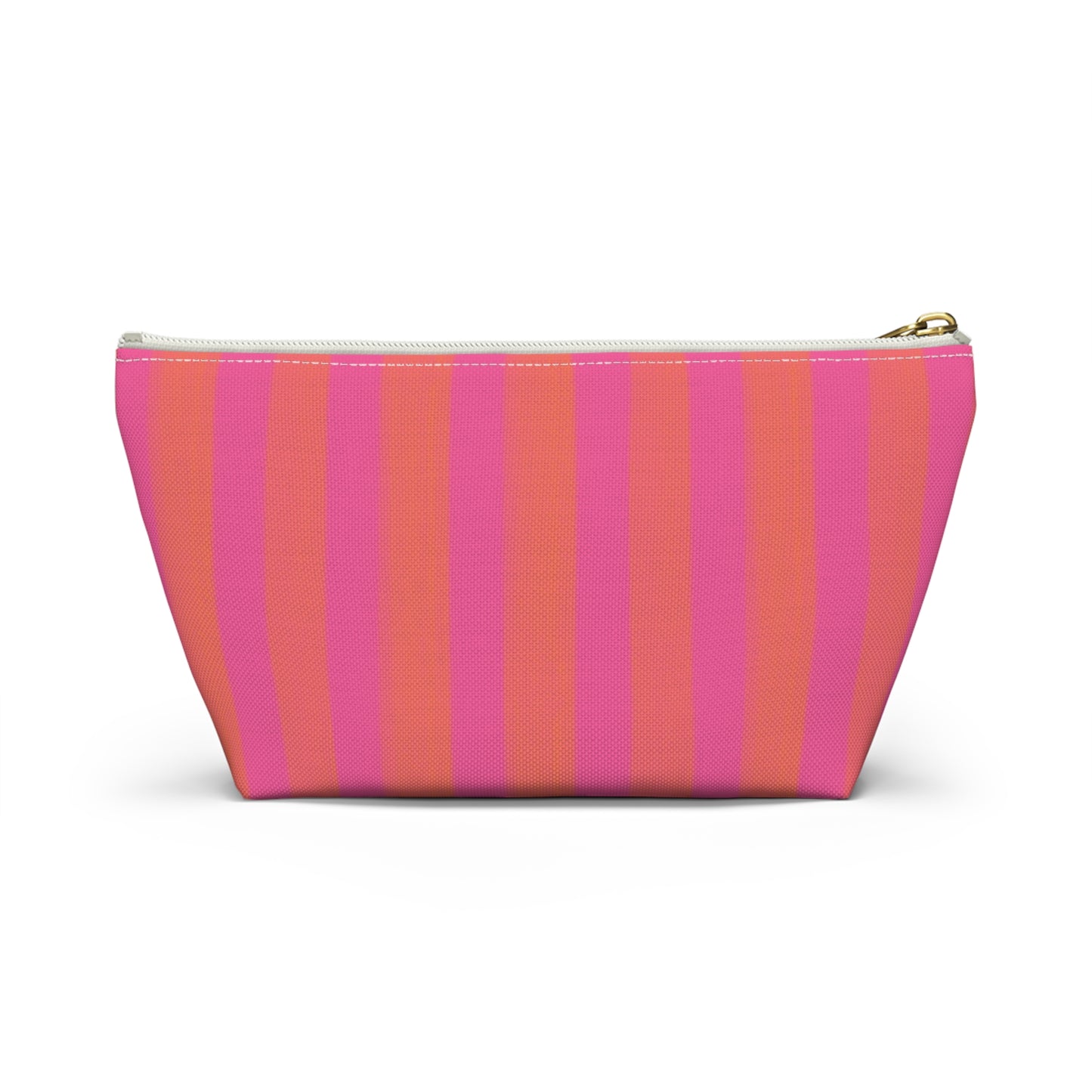 Mahjong Cabana Stripe Tile Pouch with T‑Bottom
