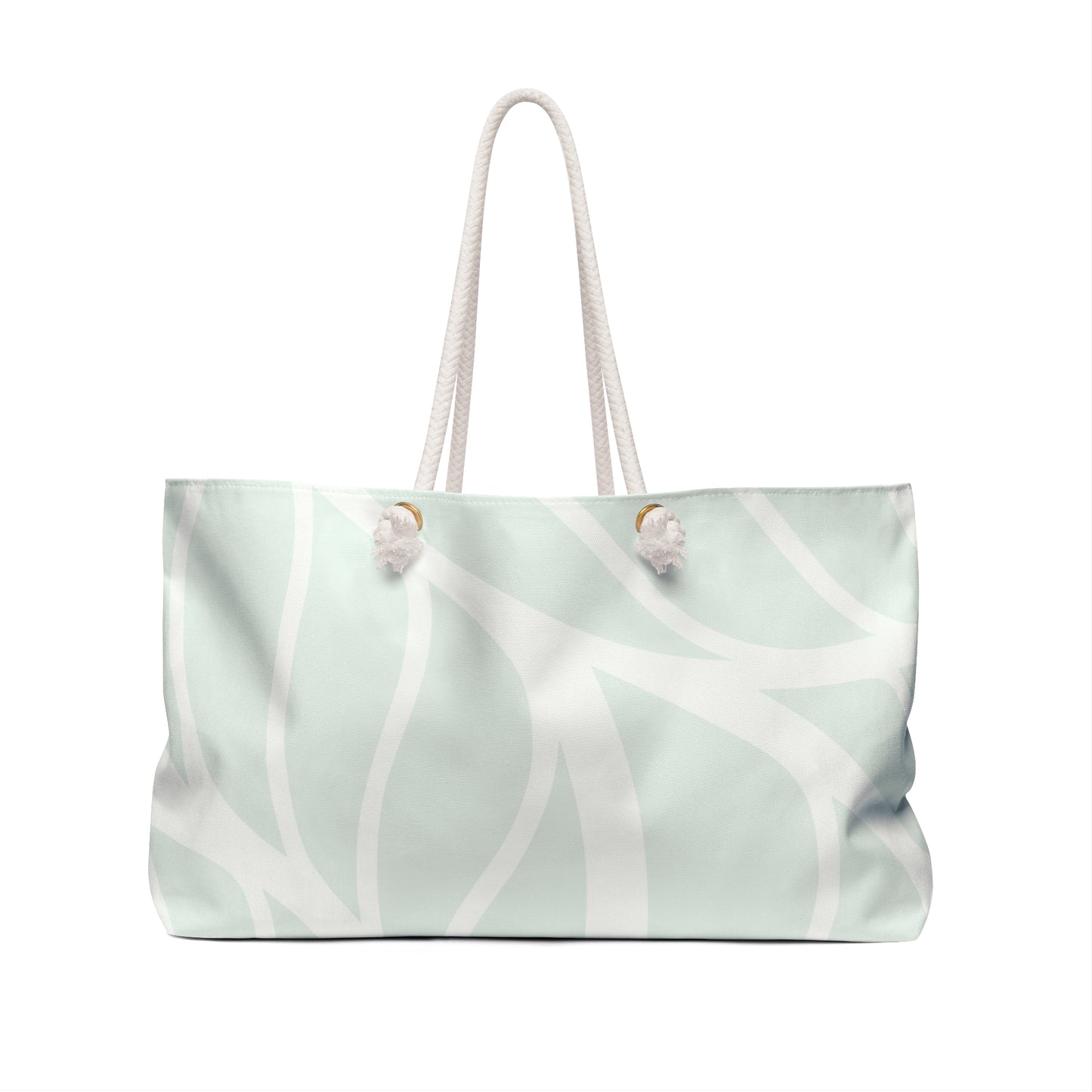 Mint Wave Weekender Bag – Large Beach & Travel Tote