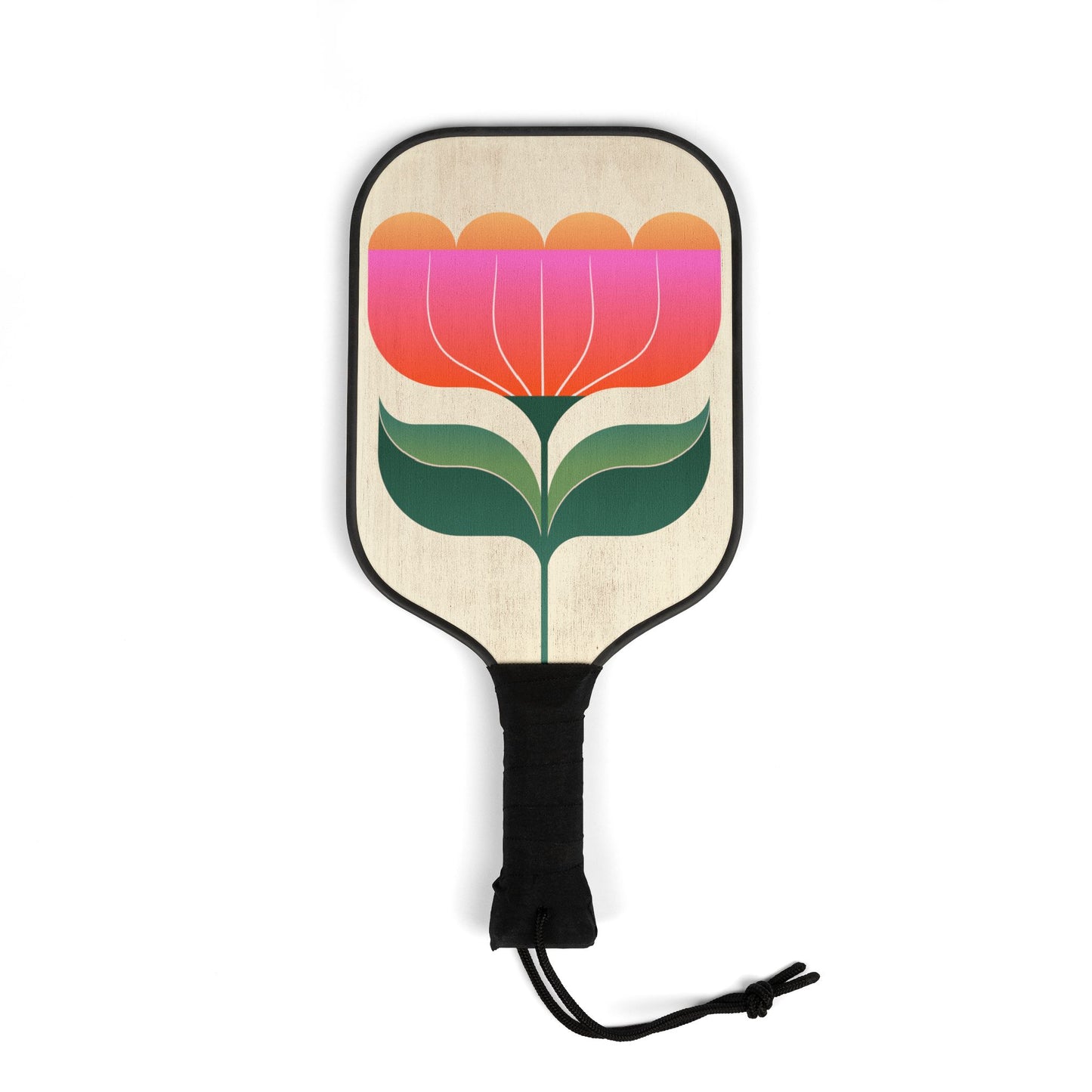 Flower Print Pickleball Paddles Set — Stylish Paddle Kit with Balls
