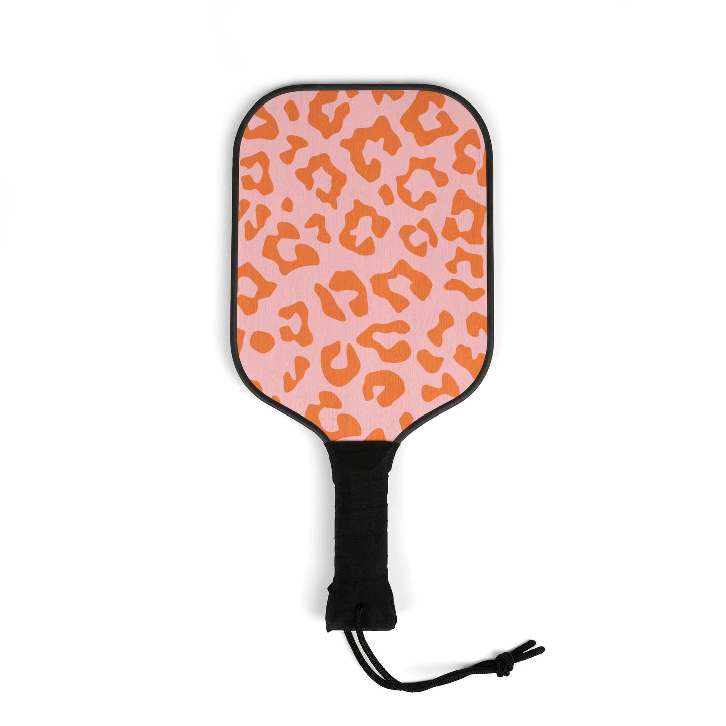 Pink Leopard Pickleball Paddles Set — Stylish Paddle Kit with Balls