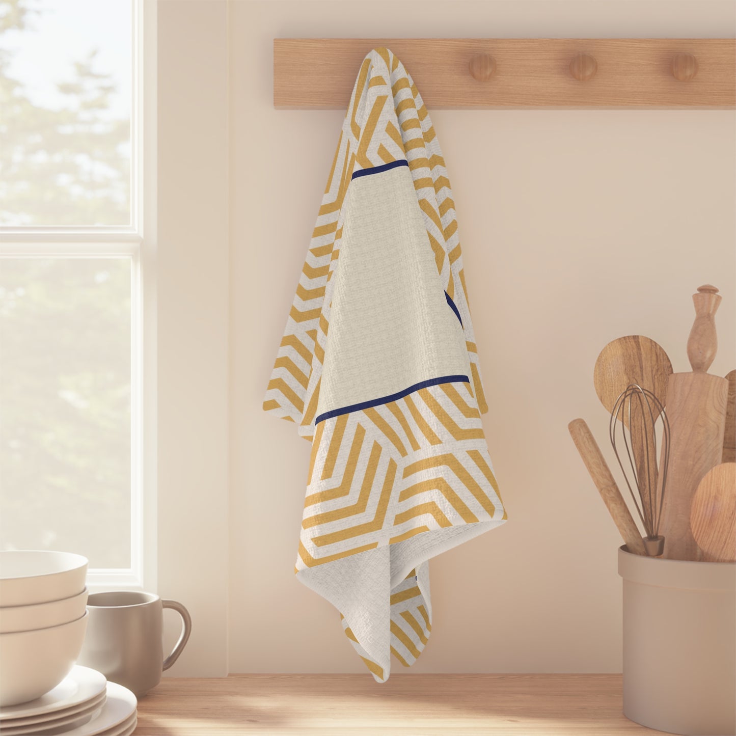 Funny Retro Quote Tea Towel  — “Welcome to Our Home, Weirdos."