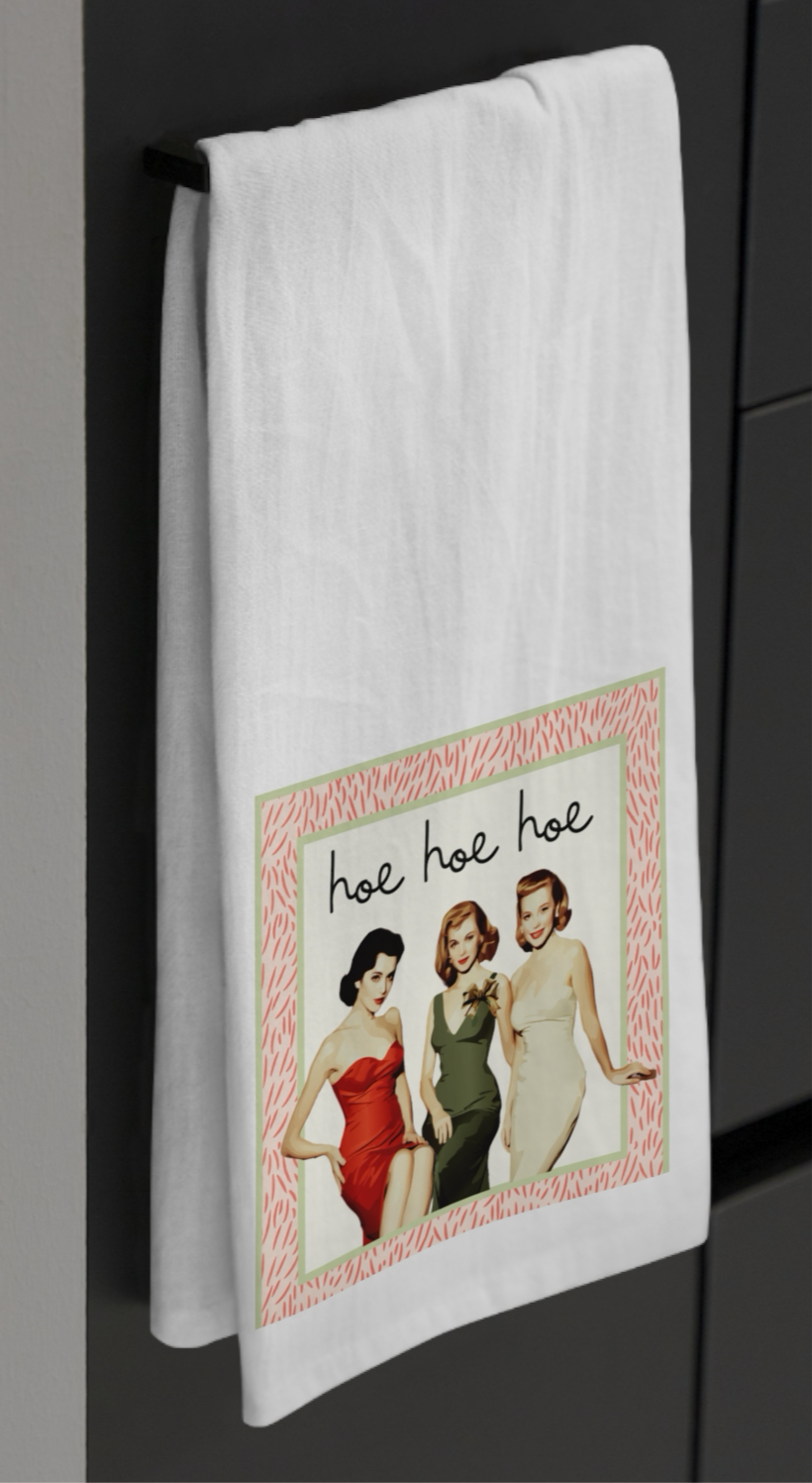Tea Towel-Hoe Hoe Hoe