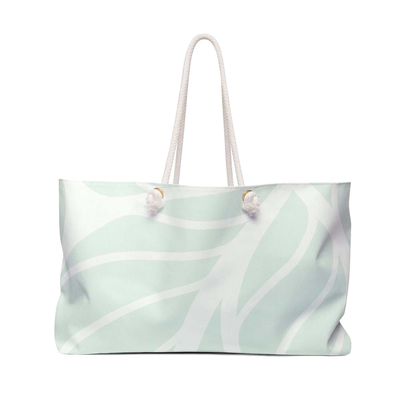Mint Wave Weekender Bag – Large Beach & Travel Tote