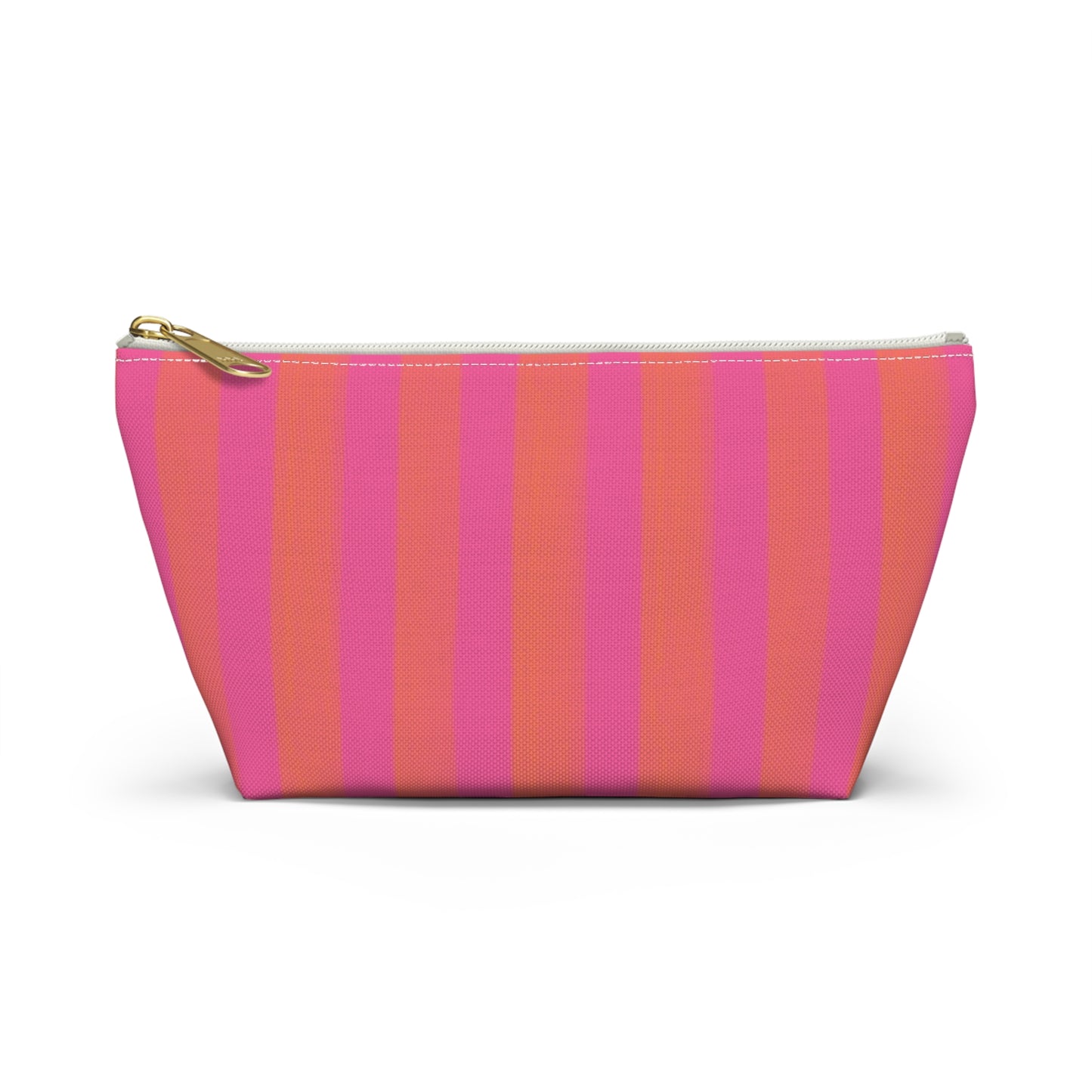 Mahjong Cabana Stripe Tile Pouch with T‑Bottom