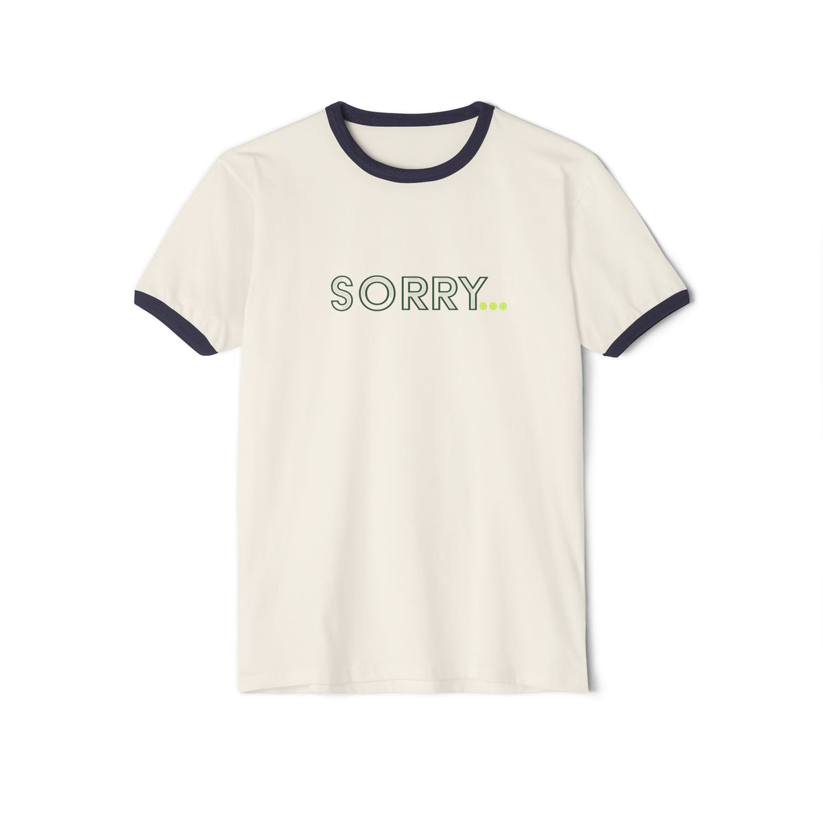Pickleball Retro Ringer T-Shirt Sorry/Not Sorry