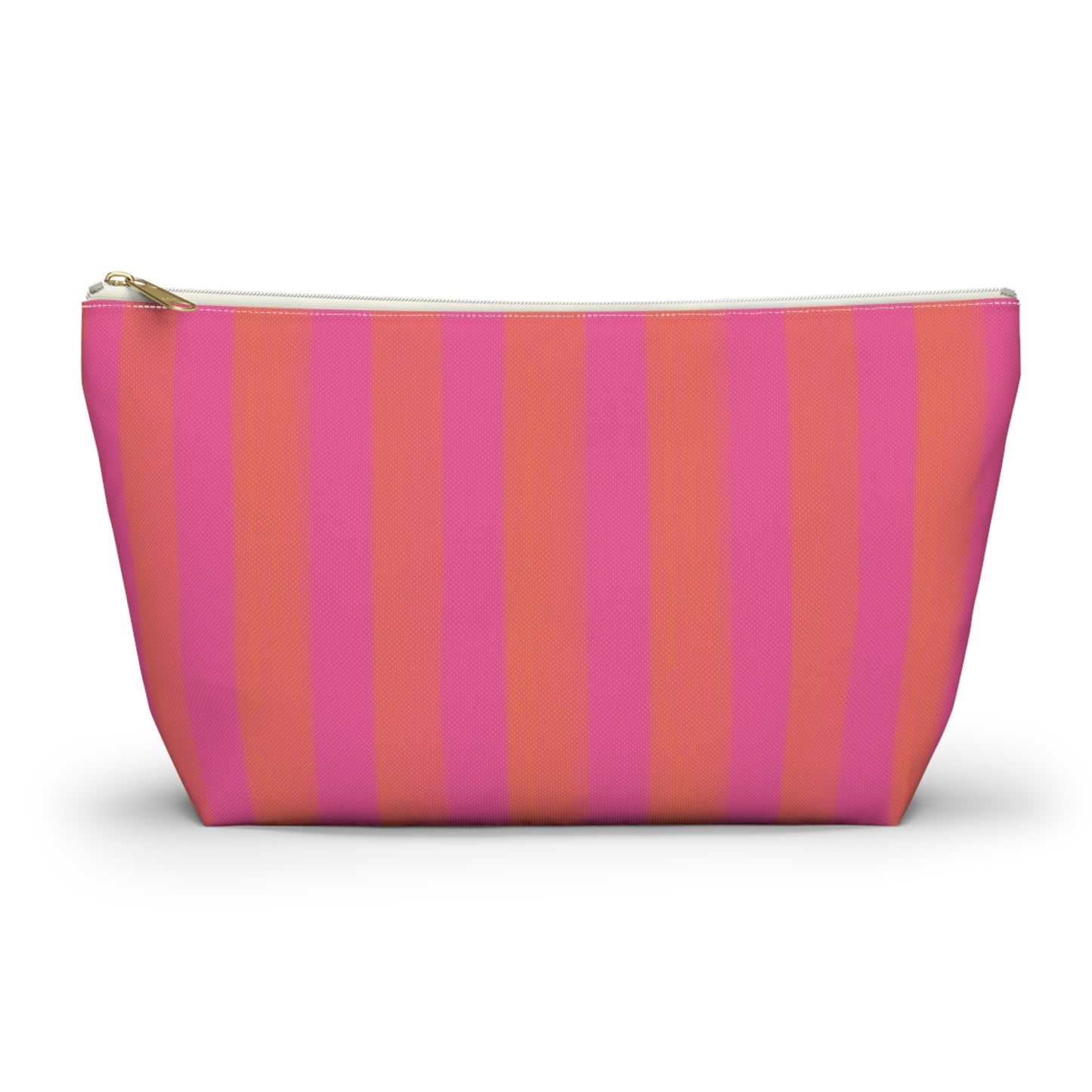 Mahjong Cabana Stripe Tile Pouch with T‑Bottom