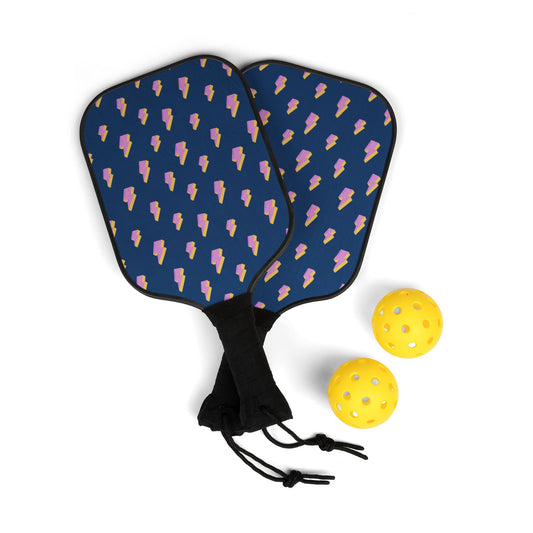 Lightning Bolt Pickleball Paddles Set