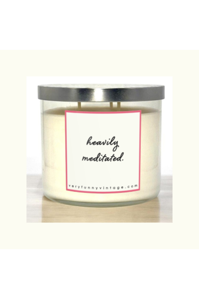 Heavily Meditated Candle