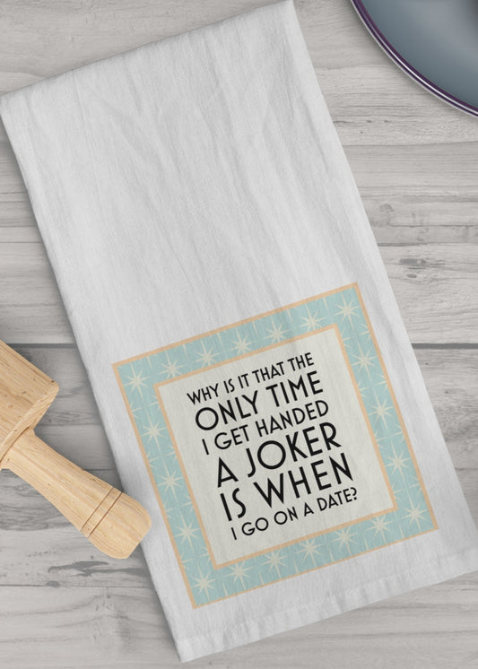 Mahjong Joker Tea Towel