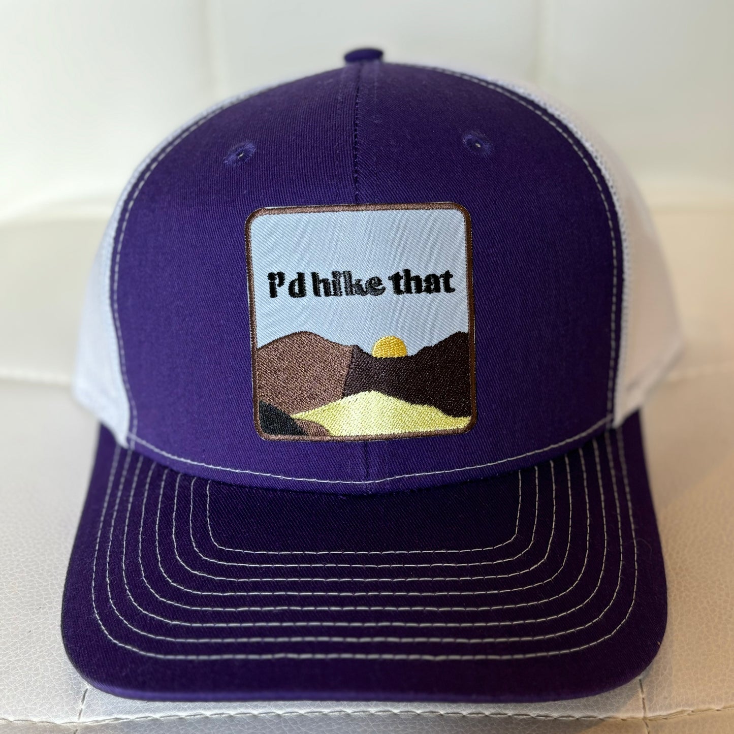 I'd Hike That Vintage Vibes Patch Hat