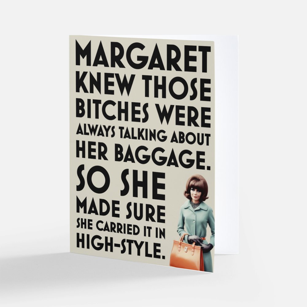 Margaret's Baggage (Blank Inside)