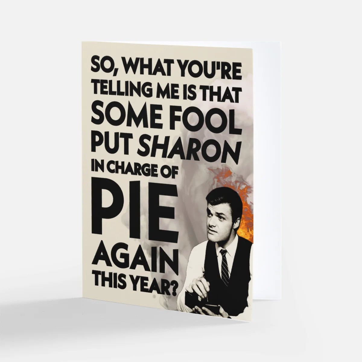 Sharon got assigned Pie again!